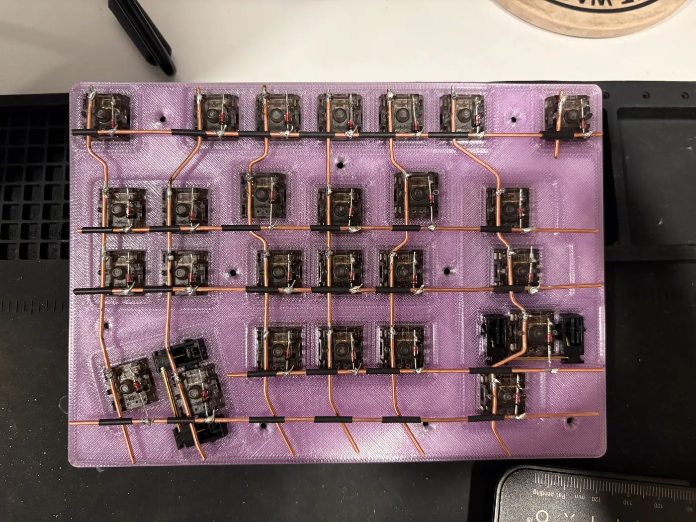 Hand-wiring and assembly