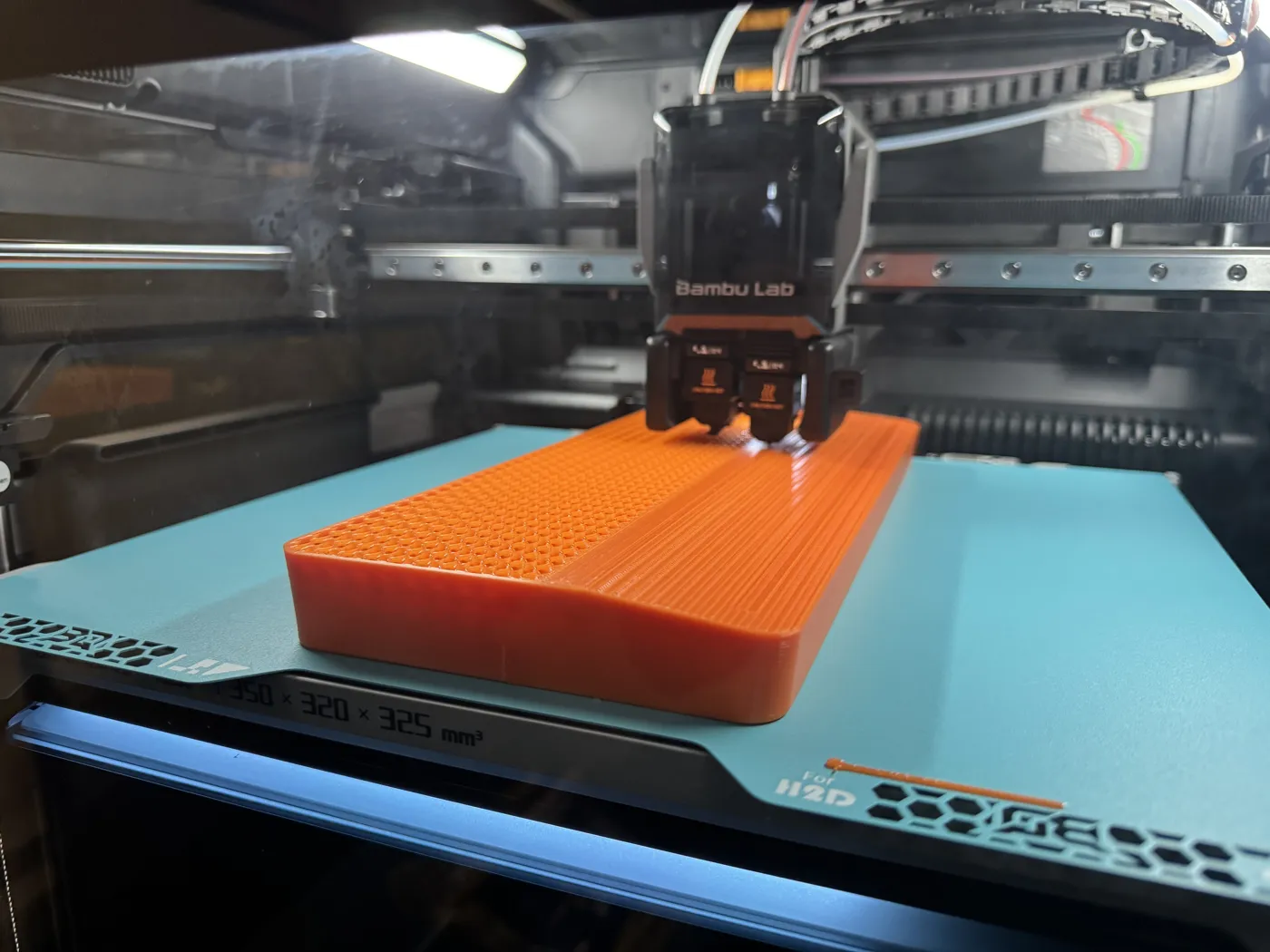 Cases coming off the printer