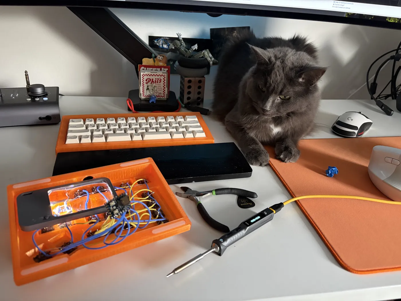 Boards in use, under supervision